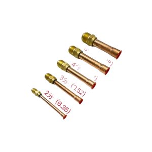 HVAC Air Conditioner Copper Tube Connector (2-6分 / 6.35-19.05mm) for Split AC Units, Replaces Old Connection Parts
