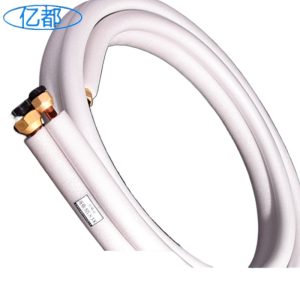 Pearl Insulated Copper Pipe (12.7mm OD + 19.05mm OD) for 5HP Zhigao Air Conditioner, 3 Meter Length