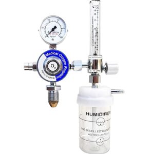 Medical Oxygen Regulator with Flowmeter & Humidifier (0-15 LPM, 0-250 kg/cm2) for India, Pakistan, Bangladesh Markets