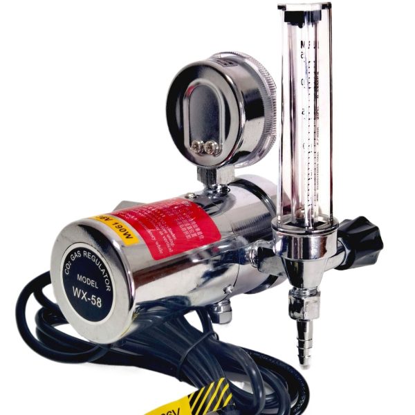 CO2 Pressure Regulator with Flow Meter (0-25 LPM, 0-25 MPa) for CO2 Gas Applications - Image 2