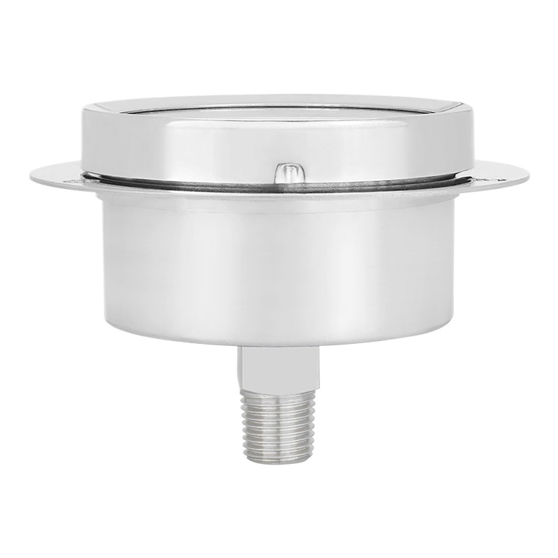 Membrane Pressure Gauge YE60ZT Axial Edge Panel Type (Pressure Range 0-25KPa, KL2.5) for Gas Pipeline Pressure Measurement - Image 2