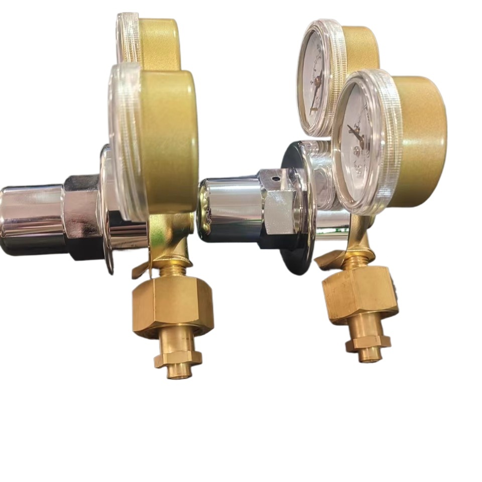 CO2 Argon Gas Pressure Reducer Regulator Gauge W24.32 Interface Pressure Adjusting Valve for CO2/AR Welding Machine - Image 2
