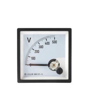 Analog AC Voltmeter CP-72 (0-500V Measuring Range, 1.5 Accuracy) for Industrial & Home Use