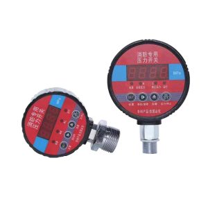 Digital Pressure Switch Water Pump Vacuum Pressure Gauge with Display for Firefighting Systems - Replaces Standard Pressure Switches