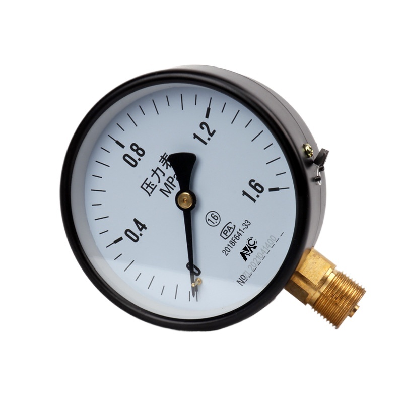 General Pressure Gauge Y100 (0-1.6MPa, 100mm Dial) for Water, Air, Oil Pressure Monitoring - Image 2