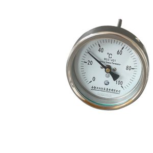 Axial Bimetal Thermometer WSS-401 (0-100°C, 1.5 Accuracy) for Industrial HVAC Systems