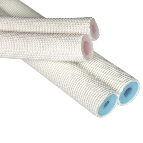 Premium PE Embossed & Rubber Plastic HVAC Insulation Pipe Kit (Multiple Sizes) for Air Conditioning Systems