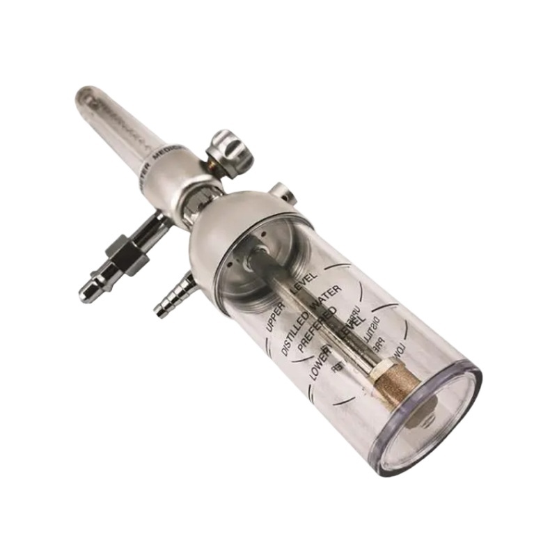 Medical Oxygen Flowmeter with Humidifier Bottle (0-15 L/min) for Wall Mounted Oxygen Scource - Image 3
