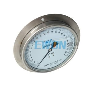 Stainless Steel Axial Pressure Gauge (150mm, 10KN) for HVAC Systems, Replaces Y-153BFZ