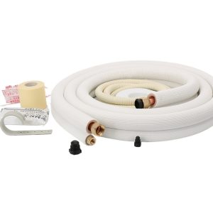 Reinforced Copper Refrigerant Line Set (Insulated) for Mini Split Air Conditioner Systems