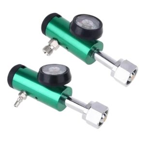 Medical Oxygen Tank Flow Meter O2 Regulator with 0-15 L/min Flow Rate, CGA540 Connection for Oxygen Cylinders