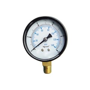 精艺仪表 Y60 Radial Pressure Gauge 60mm Dial 0-150PSI / 0-10kg/cm² for HVAC or Industrial Systems
