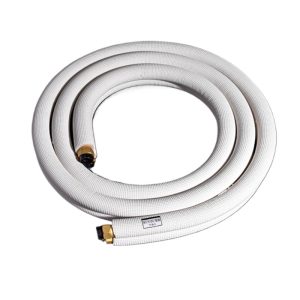 Embossed Copper HVAC Line Set (6.35x0.6mm + 12.7x0.6mm) - 3 Meter - Anti-Aging - Universal AC Copper Pipe Extension