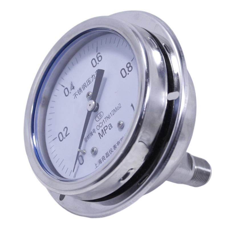 Lianglei Y103-B-F Stainless Steel Pressure Gauge (0-1.6MPa) for HVAC Systems - Image 3
