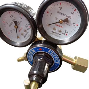 RUIPU NR-03K Nitrogen Pressure Regulator Gas Reducing Valve Shockproof Gauge for Industrial Use