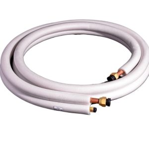 Pure Copper Insulated Refrigeration Line Set (6.35x0.6mm + 15.88x0.7mm) for 3 Ton Mini Split Air Conditioners