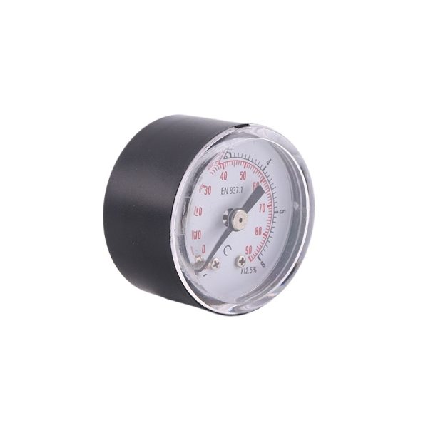 ABS Cased Copper Joint Pressure Gauge 40mm Radial Pressure Meter 0-6bar/psi EN 837.1 Accuracy Class K12.5% - Изображение 2