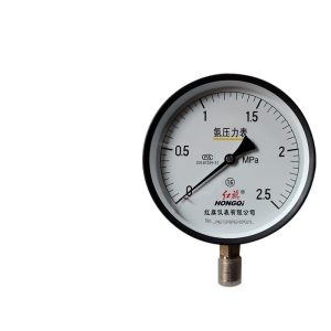 Hongqi YA-150 Ammonia Pressure Gauge Meter -0.1~60MPa Range 1.6% Accuracy Industrial Grade M20*1.5 Connection