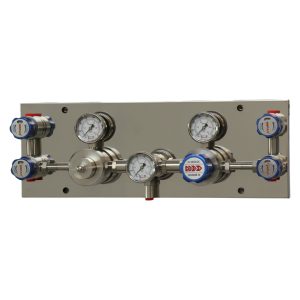 ERFAN Large Flow Semi-Automatic Changeover System Manifold Panel with NPT1/2 Reducer for Non-Toxic Gases