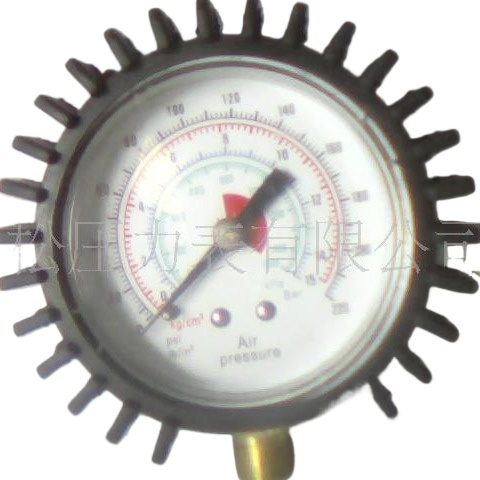 Professional Aluminum Tire Pressure Gauge (0-16 BAR/0-220 PSI, 63mm Diameter) for Car Tire Pressure Monitoring - Image 2