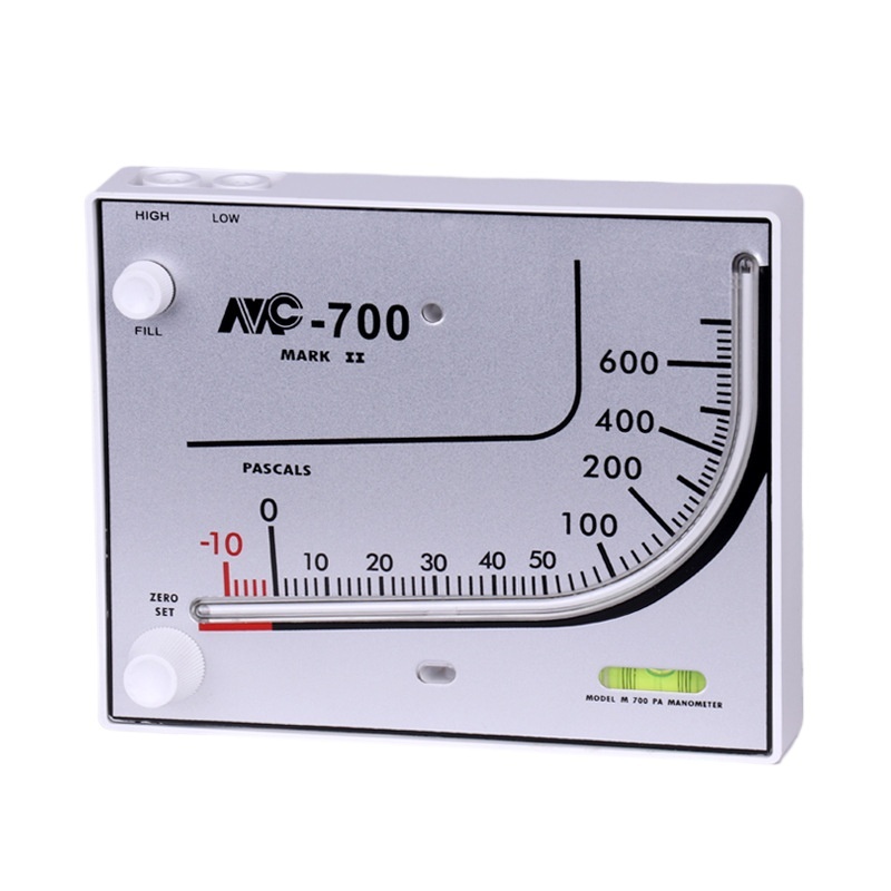 MC-700 Red Oil Differential Pressure Gauge (0-700Pa) for Cleanrooms & Farms, Replaces M 700 PA Manometer - Image 3