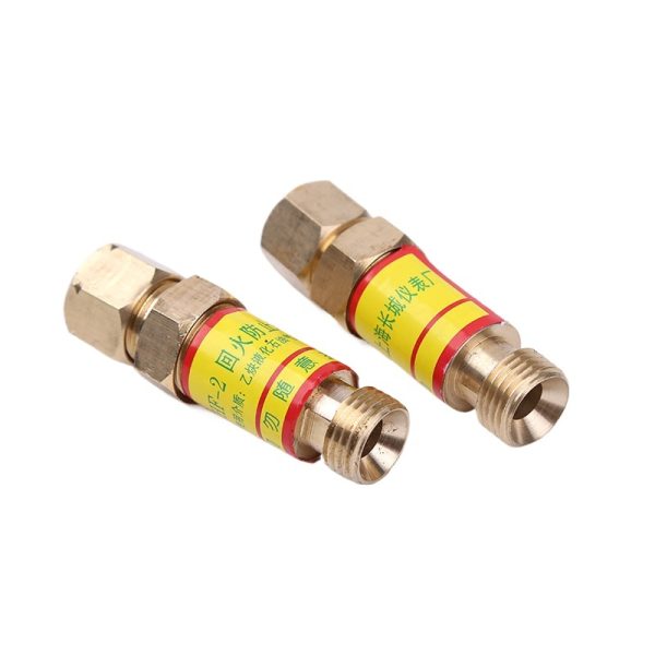 Changcheng All-Copper Acetylene Oxygen Flashback Arrestor Check Valve for Welding Cutting Torch