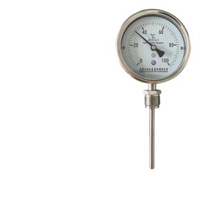 Upper Instrument WSS-411 Industrial Bimetal Thermometer (0-100℃) for HVAC Systems