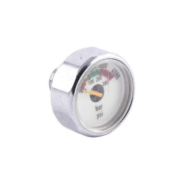 Axial Pressure Gauge Y25 Iron Nickel Plated Diaphragm Industrial Device Monitoring Gauge 0-4500 PSI for HVAC Systems Replaces Y25 - Изображение 2