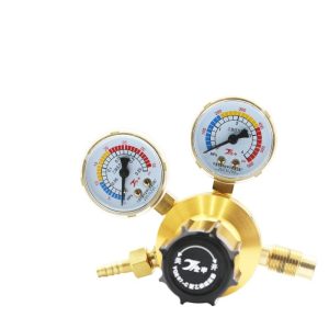 Full Copper Flat Bottom Acetylene Pressure Reducer YQE03-C for Welding and Cutting Applications