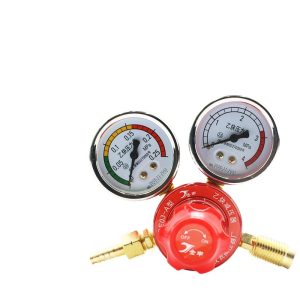 Flat Bottom Acetylene Pressure Reducer YQE03-A (0-3MPA) for Gas Welding Cutting