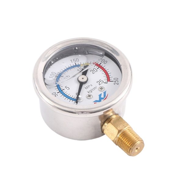 Wholesale Standard Thread Y40L-A Pressure Gauge Vacuum Water Air Pressure Meter Precision High Pressure Meter Pressure Instrument 1/8 1/4 NPT - Gambar 2