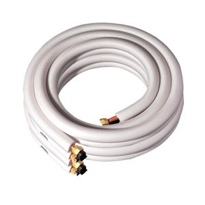 Insulated Pure Copper Air Conditioner Line Set (6.35mm OD + 15.88mm OD) for Mini Split HVAC Systems