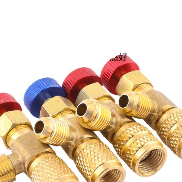 HVAC Refrigerant Charging Safety Valve (R410A, R22) for Air Conditioning Systems, prevents leak and protects hands - Изображение 3