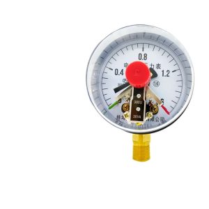 YXC1001 Electric Contact Pressure Gauge (0-1.6Mpa, 1.6 Accuracy, 380V Contact) for HVAC Water Pump Control