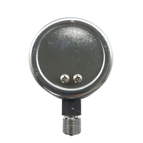 Membrane Pressure Gauge YE75 (0-10 kPa/0-1000 mmH2O) Round Silver Dial with 2.5 Accuracy for Natural Gas Systems - Image 2