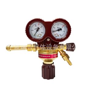 Europe Style Full Copper Acetylene Pressure Regulator with Anti-Vibration Gauge for Middle East Market