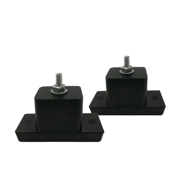 HVAC Outdoor Unit Rubber Vibration Isolation Mounts Anti-Vibration Pads for AC Platform Vibration Reducing Base Mute Design Replaces OEM
