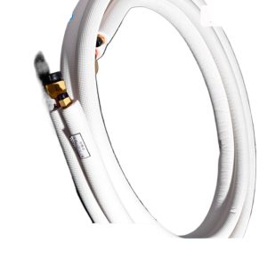 Universal Air Conditioner Copper Extension Pipe (6.35*0.6+15.88*0.7) for Small 3P Hot Water Pump, 3-30 Meters Customizable Lengths