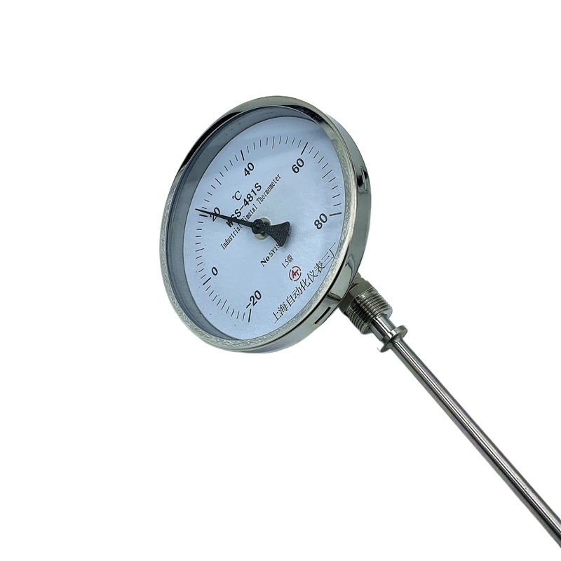 Industrial Bimetal Thermometer WSS-481S -20-80°C (1.5 Accuracy) for HVAC Systems Replaces WSS581 (No SY1812) - Image 2