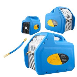 Smart Refrigerant Recovery Unit RR500 (24L) Dual Cylinder with Oil/Gas Separator for Residential HVAC Systems