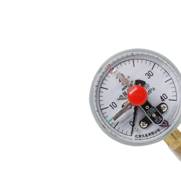 Hongqi YXCJ-100 YXCJK-100 Pressure Gauge with Magnetic Electric Contact, Shock-Resistant Oil-Filled Gauge for Industrial Applications, Made in China - รูปภาพ 2