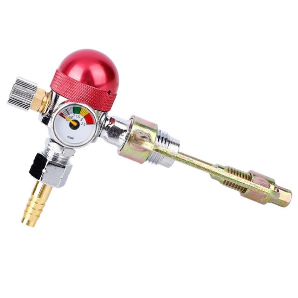 Wanfeng Acetylene Pressure Reducer Gauge (0-2.5 MPa) for Gas Welding and Cutting Systems, Energy Saving Design - Imej 2