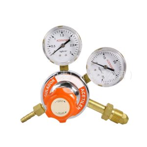 Acetylene Pressure Reducer Regulator AC-06 (0-4 kgf/cm2, 0.15 Output Pressure) for Acetylene Systems