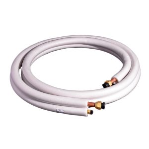 Pure Copper Air Conditioner Connecting Tube (9.52x0.6mm + 15.88x0.7mm) with Foam Insulation for HVAC Split Systems