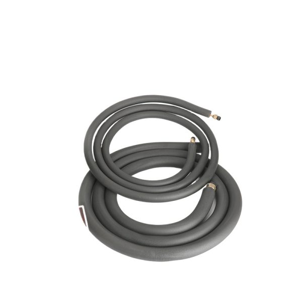 Alloy No-Weld Air Conditioner Copper Pipe (0.8-1.1mm Thick) with Insulation for AC 1P, 1.5P, 2P, 3P, 5P Units; R32/R410 Refrigerant Compatible