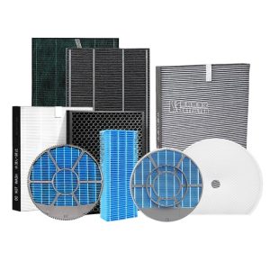 HEPA Carbon Filter Set for Sharp Air Purifier FZ-G70MF FZ-F30HFE, Compatible with FZ-D40SF FZ-G30HF KC-850U