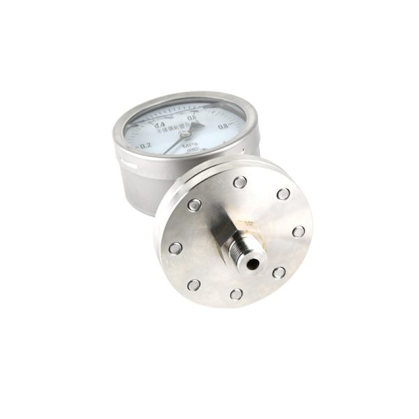 Threaded Diaphragm Pressure Gauge Stainless Steel 0-1 MPa Precision 1.6 General Purpose for Water, Oil, Gas, Liquid Pressure Measurement - Изображение 3