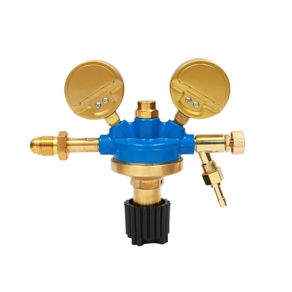 Oxygen Pressure Reducer Regulator Brass Pressure Reducing Valve Accurate Durable HM-OX-02 - Gambar 3