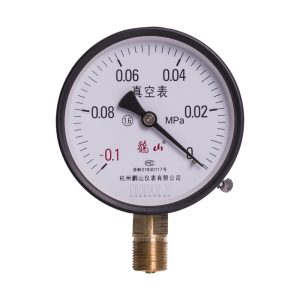 Vacuum Pressure Gauge (0.02-0.08 MPa) for HVAC Piping Systems with M20*1.5 Standard Thread