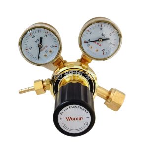 Oxygen Pressure Reducer Gauge WX-YQY-07 (Input 25 MPa, Output 0.6-2.5 MPa) for Industrial Gas Cylinders